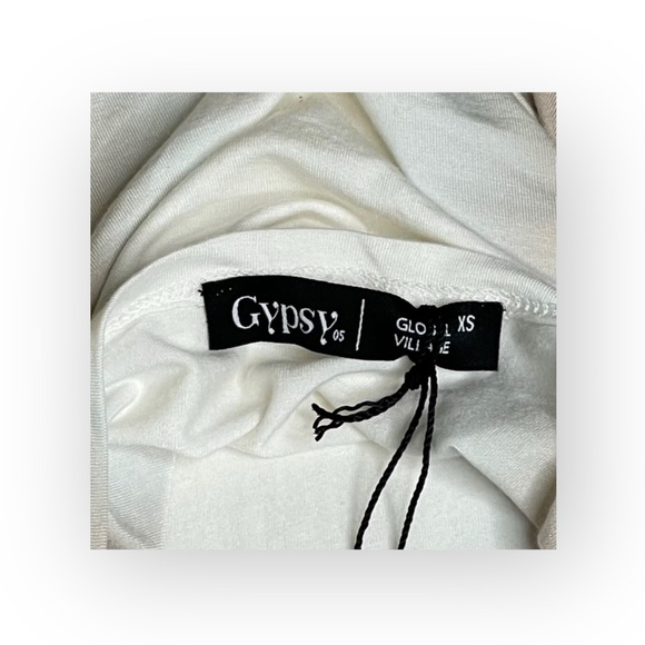 new Gypsy05 ☀︎︎ Waterfall Open Back Long Sleeve Top ☀︎︎ Cream Ombré Tie Dye ☀︎︎ - Picture 10 of 16